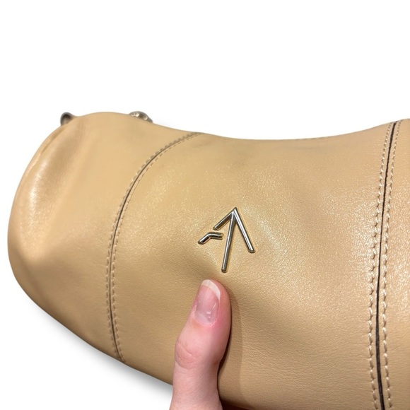 Manu Atlier Cylinder Chic Tan Leather Barrel Bag - Picture 7 of 9